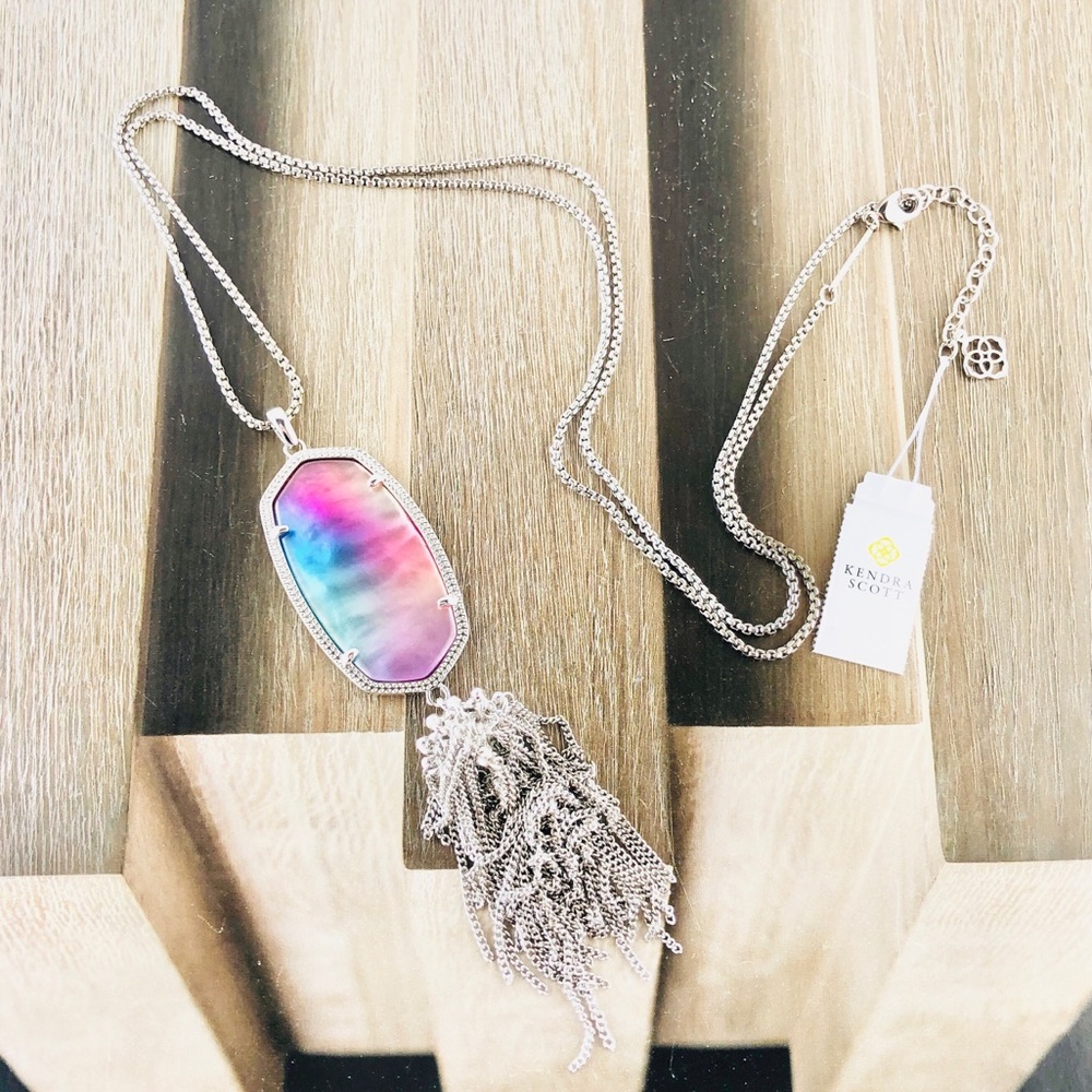 Kendra Scott Rayne watercolor necklace